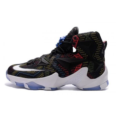 Nike Erkek Lebron 13 Renkli / Siyah Basketbol Ayakkabısı Türkiye - YH0J4K03